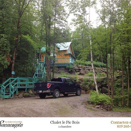 Chalets De La Riviere Sacacomie Villa Saint-Alexis-des-Monts Bagian luar foto