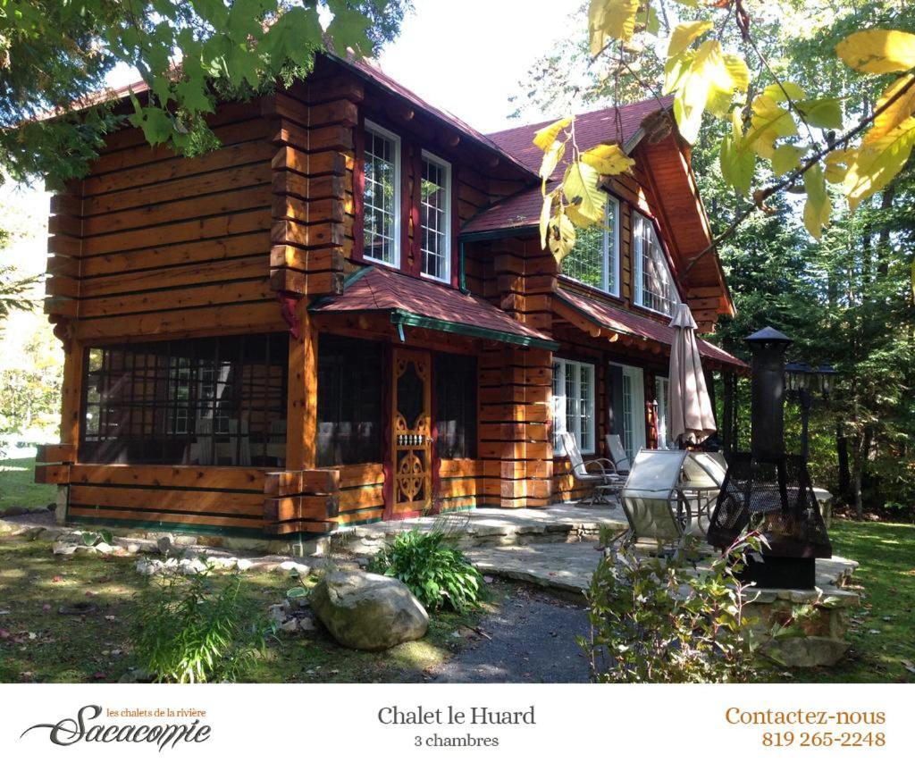 Chalets De La Riviere Sacacomie Villa Saint-Alexis-des-Monts Bagian luar foto