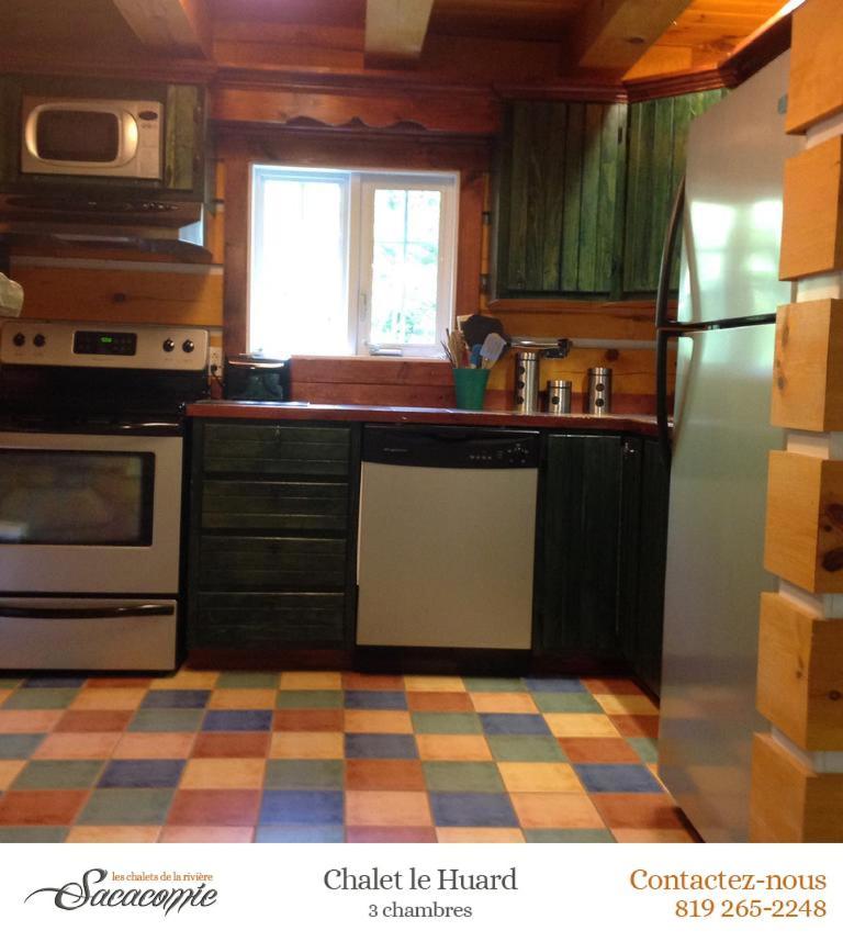 Chalets De La Riviere Sacacomie Villa Saint-Alexis-des-Monts Bagian luar foto