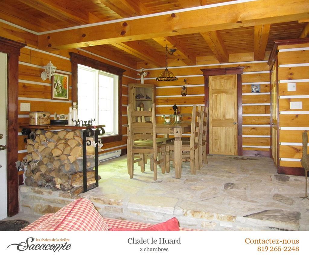Chalets De La Riviere Sacacomie Villa Saint-Alexis-des-Monts Bagian luar foto