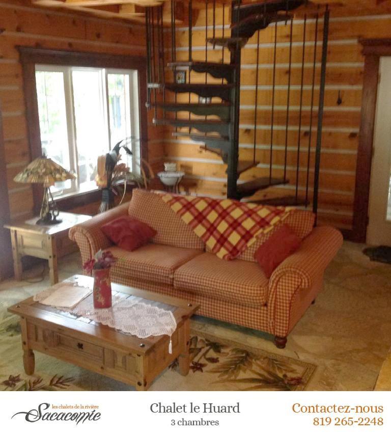 Chalets De La Riviere Sacacomie Villa Saint-Alexis-des-Monts Bagian luar foto