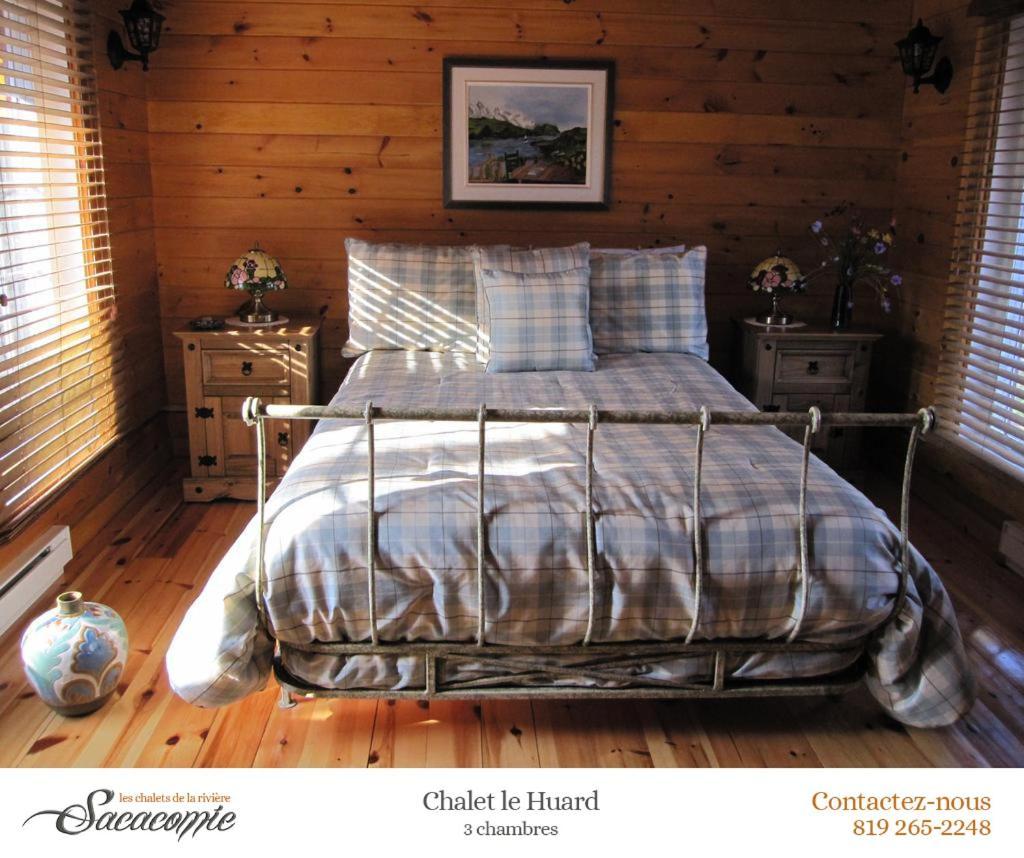 Chalets De La Riviere Sacacomie Villa Saint-Alexis-des-Monts Bagian luar foto
