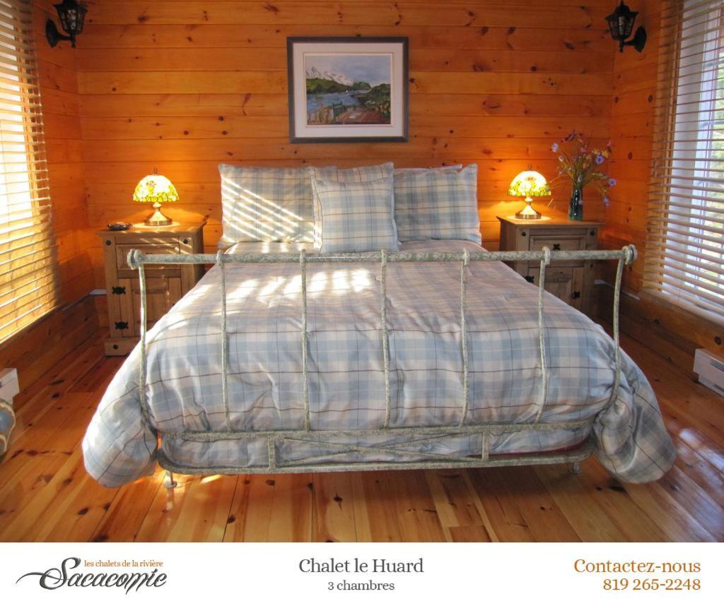 Chalets De La Riviere Sacacomie Villa Saint-Alexis-des-Monts Bagian luar foto
