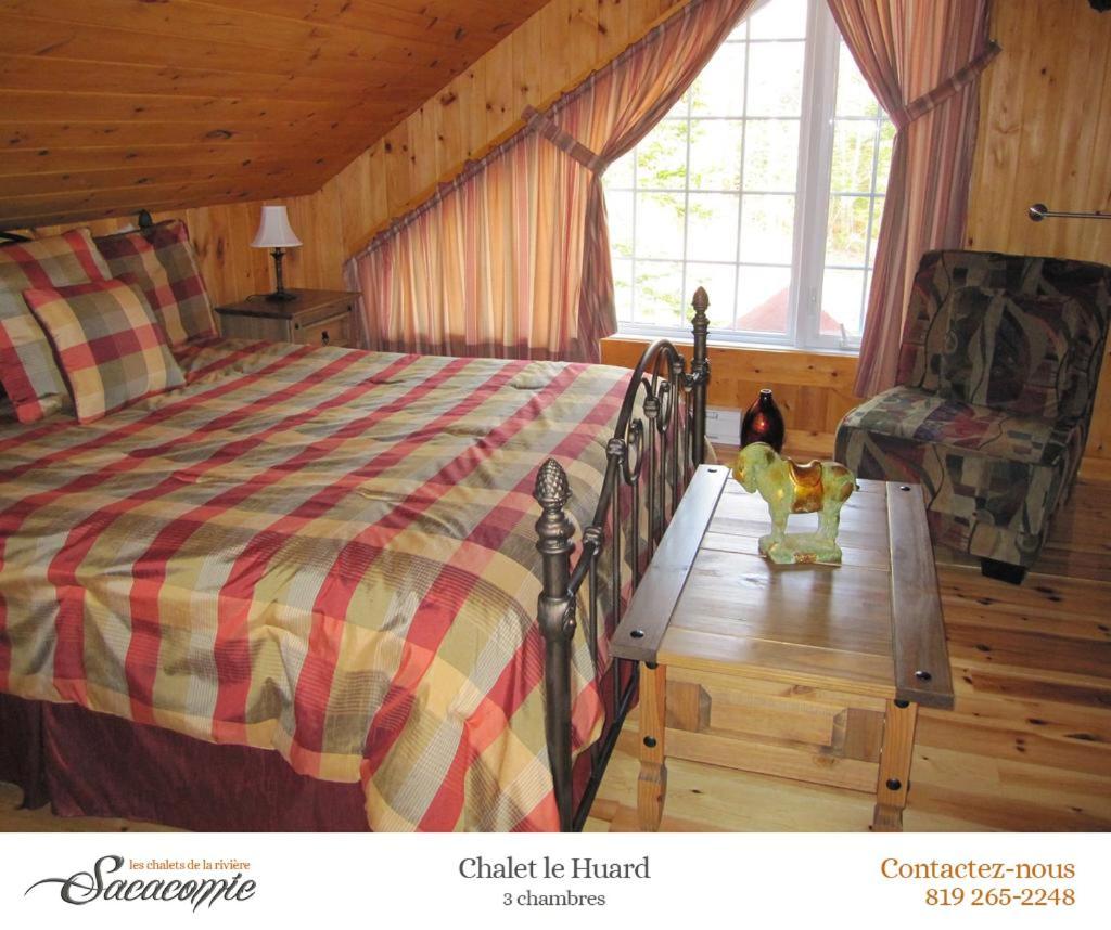 Chalets De La Riviere Sacacomie Villa Saint-Alexis-des-Monts Bagian luar foto