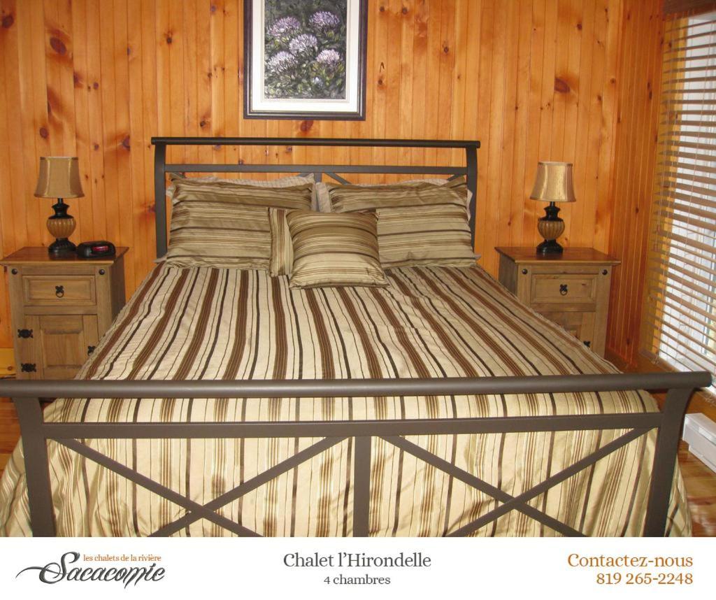 Chalets De La Riviere Sacacomie Villa Saint-Alexis-des-Monts Bagian luar foto