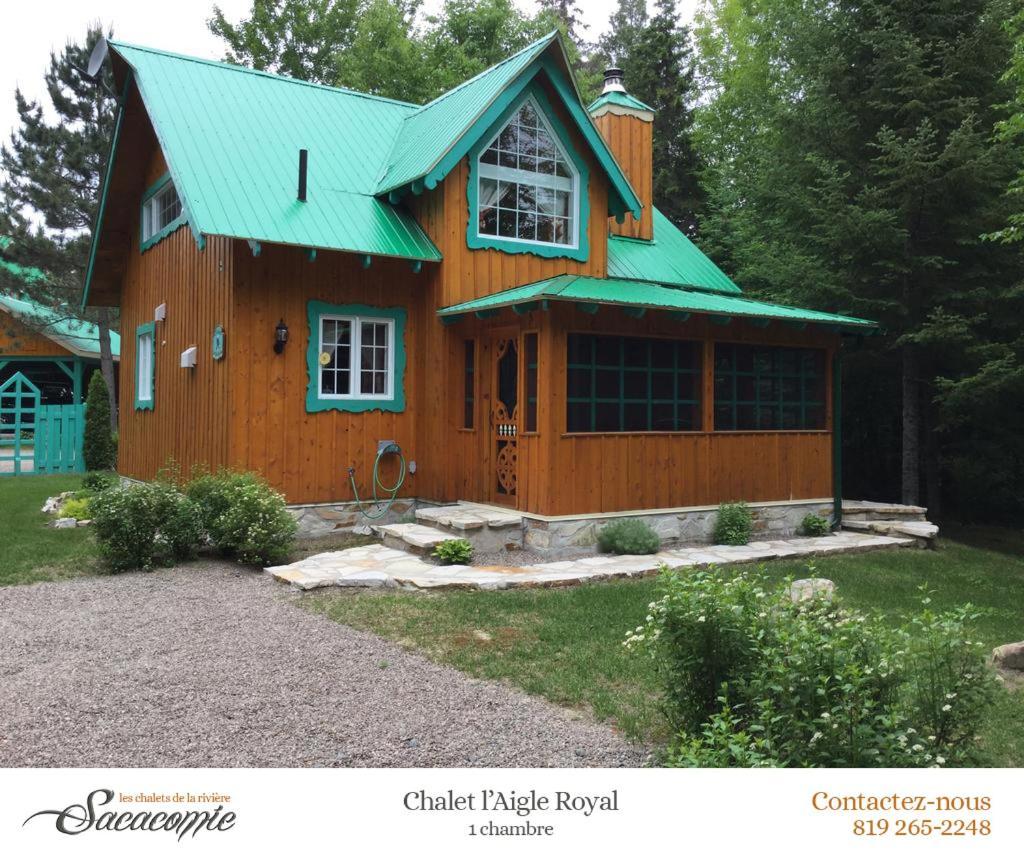 Chalets De La Riviere Sacacomie Villa Saint-Alexis-des-Monts Bagian luar foto