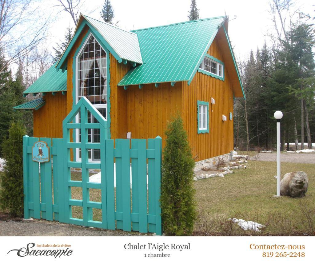 Chalets De La Riviere Sacacomie Villa Saint-Alexis-des-Monts Bagian luar foto